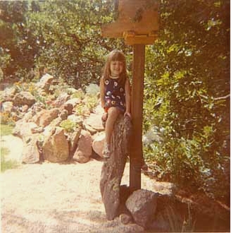 Liz on boot rock