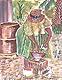 Antigua painting "Grandma's Coal Pot" by Freeston E. Williams.