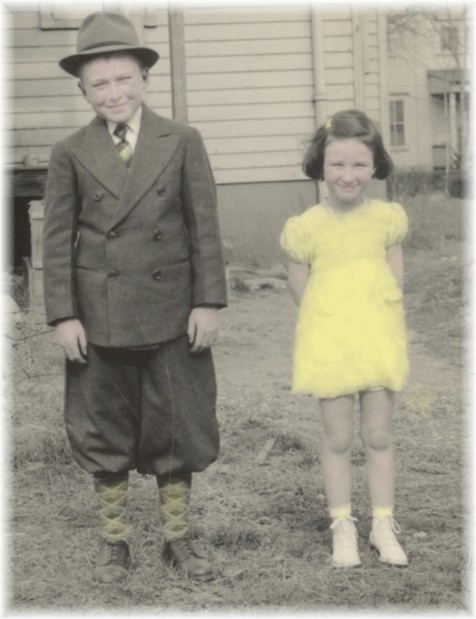 Dad and his sister Sue