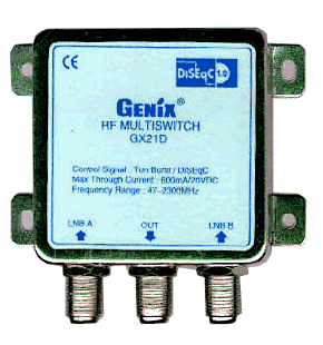 2 way DiSEqC switch
