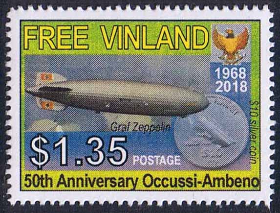 FVR 2018 50th anniversary of Occussi-Ambeno's independence, $1.35