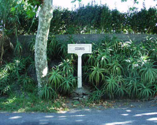 Placa dos Cedros