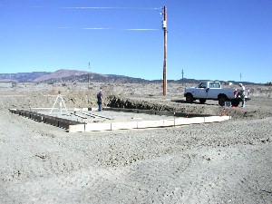 Framing for lot 840 footing