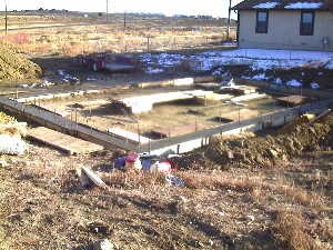 Poured Footing
