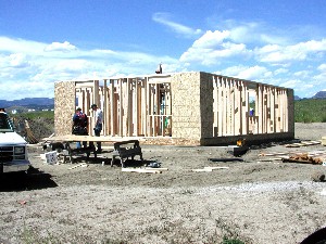 Framing & Sheeting in Process
