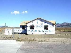 House wrapped and Windows Installed