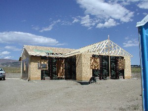 Ready for roof sheeting