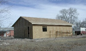 Roof Sheeting was finished Dec 1, 2001