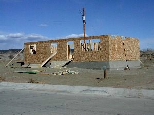 This subfloor and walls were done 12/21/02