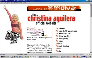The Christina Aguilera official website