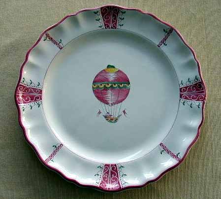 Plate Balon Round Fluted