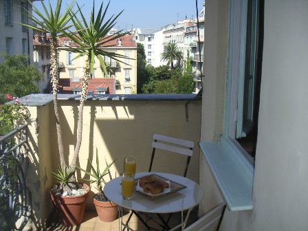 Lovely balcony for having your breakfast in the morning