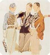 fashionable people of the period