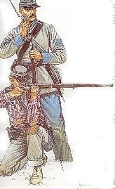 Picture of Private & Sergeant, 1st Texas Infantry
