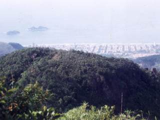 Morro da Taquara, visto do Caminho do Morro da Cocanha