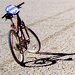 Anyone who ventures the outer Playa needs a shot of their bike. The plate holds my event schedule for the day.