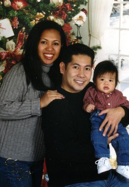 Cathy, Rodil, baby Angelo at 5 months old
