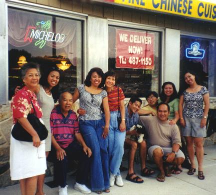 Joy with family
