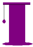 Purple Scratching Post