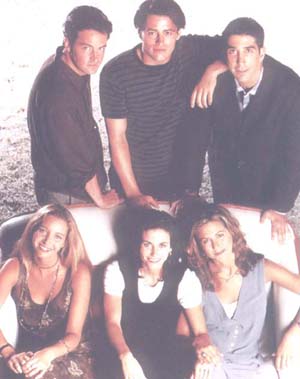 Tradição... Rach, Mon, Pheeb, Joey, Chandler e Ross na mesma cafeteria!