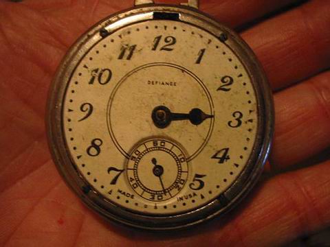 Vintage American Defiance pocket watch