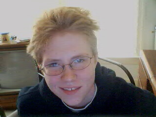 my glasses look really lopsided here...