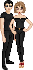 Danny & Sandy. I liked the movie so much I had to do a doll of them. I got the DVD from my friend Karissa so I sent it to her as a 'Thank-you' card.