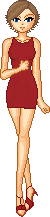 Me! I entered a contest for an Entertainer doll (I lost the url to the site so I don't even know if I won ><;;;). So I did a singer and here she is!