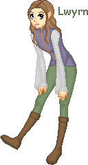 Lwyrn. I made all of these Elves after seeing the first 'Lord of the Rings' movie.