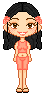 I wanted to try a Hawaiian doll...so I came up with Marie.