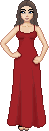 Rachel. I was trying to do a velvet looking dress...isn't that good, but I love her hair ><;;;