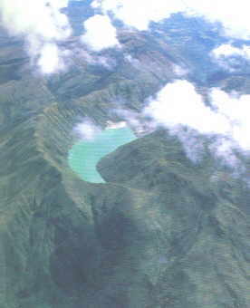 Vista a�rea de la Laguna Verde