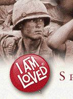 Free I Am Loved Button in different languages.