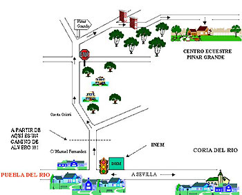 Plano de acceso