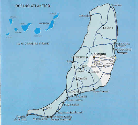 Map Fuerteventura