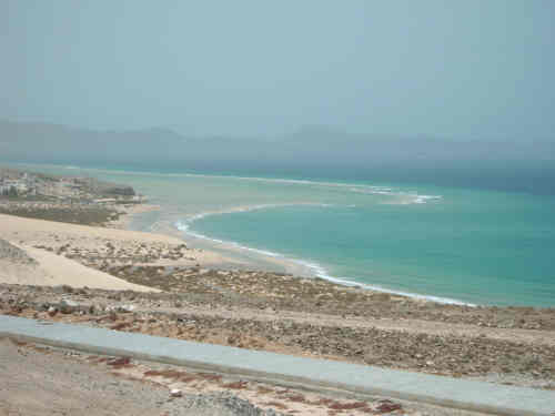 World famous Sotavento beach