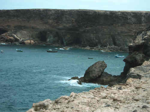 The rugged coastline at&nbsp; Ajuy