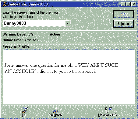 Hi, My name's Bunny and I'm an idiot