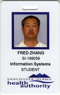 Fred Zhang - VIHA (South Island, Sept. - Dec. 2004