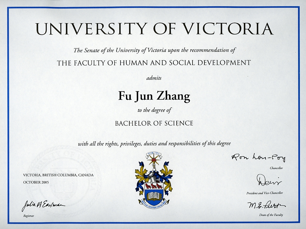 My UVic BSc degree - (HSD) - Health Information Science