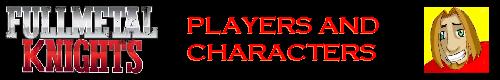 Meet the players and their characters
