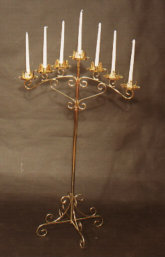 7-lite halo candelabras