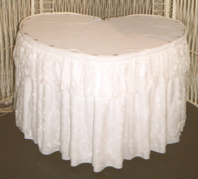 Heart Shaped table $10/$45