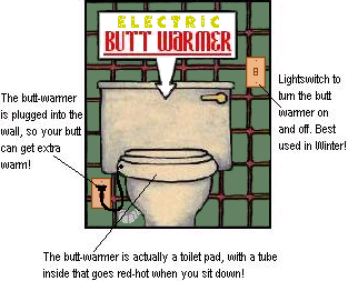 Don't ever let your butt freeze AGAIN!