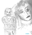 Dirand again, close-up on face..his hair *is* supposed to be darker, I was just too lazy to shade it all..
