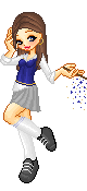 Ravenclaw student: I was making a 'Fancy dress' themed layout, but I never finished it. Base by Angy-Chan.