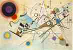 Wassily Kandinsky - Composition VIII - 1923; Oil on canvas, 140 x 201 cm (55 1/8 x 79 1/8 in); Solomon R. Guggenheim Museum, New York