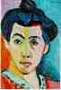 Henri Matisse(-�mile-Beno�t) - Green Stripe (Madame Matisse) - 1905; Oil and tempera on canvas, 40.5 x 32.5 cm (15 7/8 x 12 7/8 in); Royal Museum of Fine Arts, Copenhagen