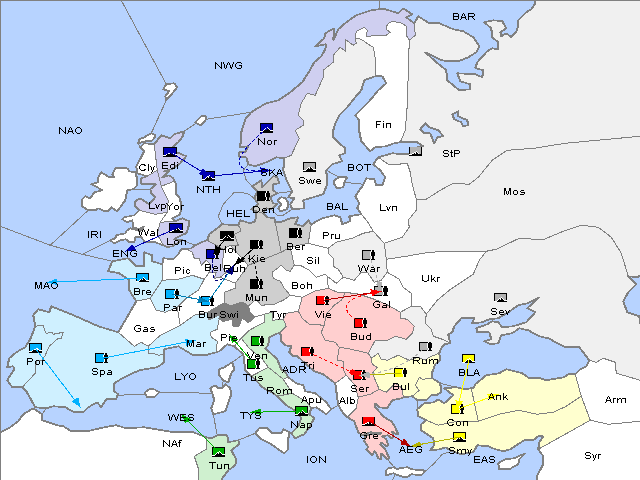 Map Spring 1902 Movement