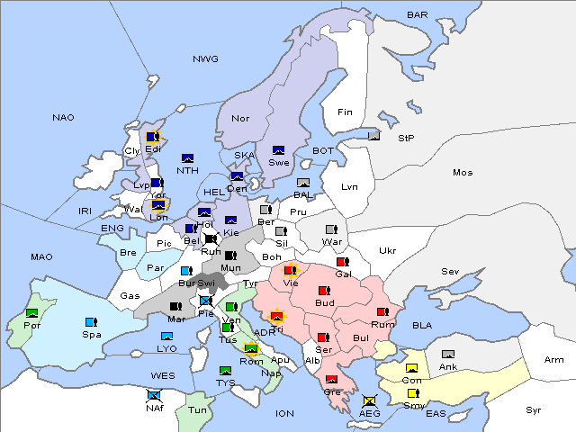 Map Winter 1903 Adjustment